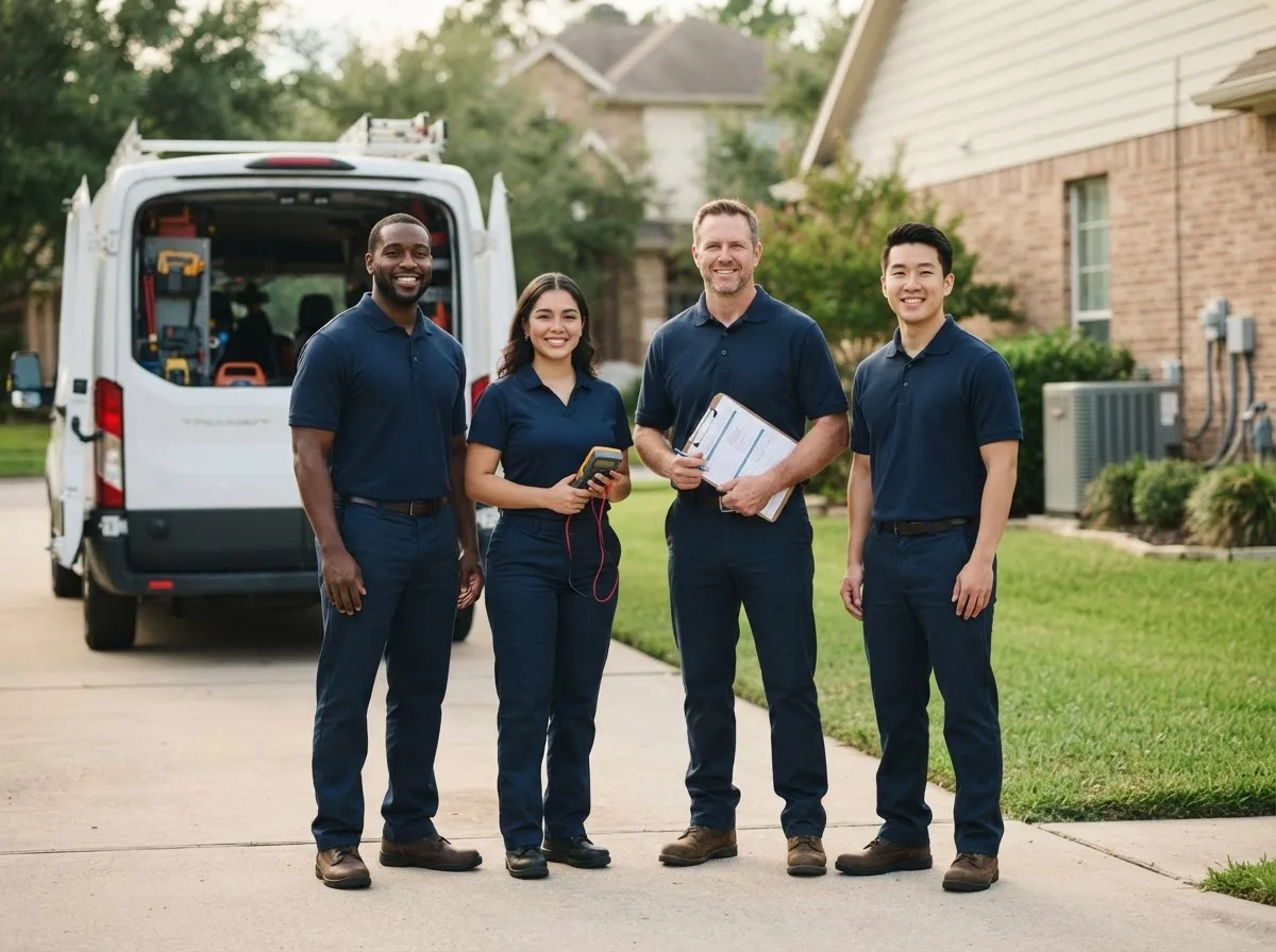 Certified HVAC technician near Crockett, TX